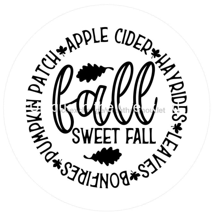 Vinyl Decal | Fall Sweet Fall | Autumn - Unique in the Creek LTD