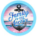 VINYL DECAL | FAMILY IS MY ANCHOR | OCEAN | EVERYDAY - Unique in the Creek LTD