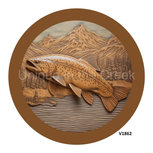 VINYL DECAL| FISH | WOOD CARVING - Unique in the Creek LTD