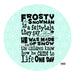 Vinyl Decal | Frosty the Snowman | Winter 10.5’’ Vinyl Round 10.5’’ Vinyl Round