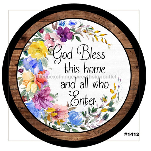 VINYL DECAL | GOD BLESS THIS HOME | BUTTERFLIES | FLOWERS | EVERYDAY | RELIGIOUS - Unique in the Creek LTD