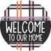 Wreath Sign Halloween Wreath Sign Welcome Decoe-2402 For Round vinyl