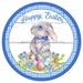 VINYL DECAL | HAPPY EASTER | BUNNY RABBIT | FLOWERS | EASTER - Unique in the Creek LTD