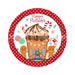 VINYL DECAL | HAPPY HOLIDAYS | GINGERBREAD | WINTER | CHRISTMAS - Unique in the Creek LTD