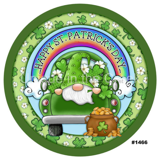 Vinyl Decal | HAPPY ST PATRICKS DAY | GNOME | TRUCK | SPRING | HOLIDAYS - Unique in the Creek LTD