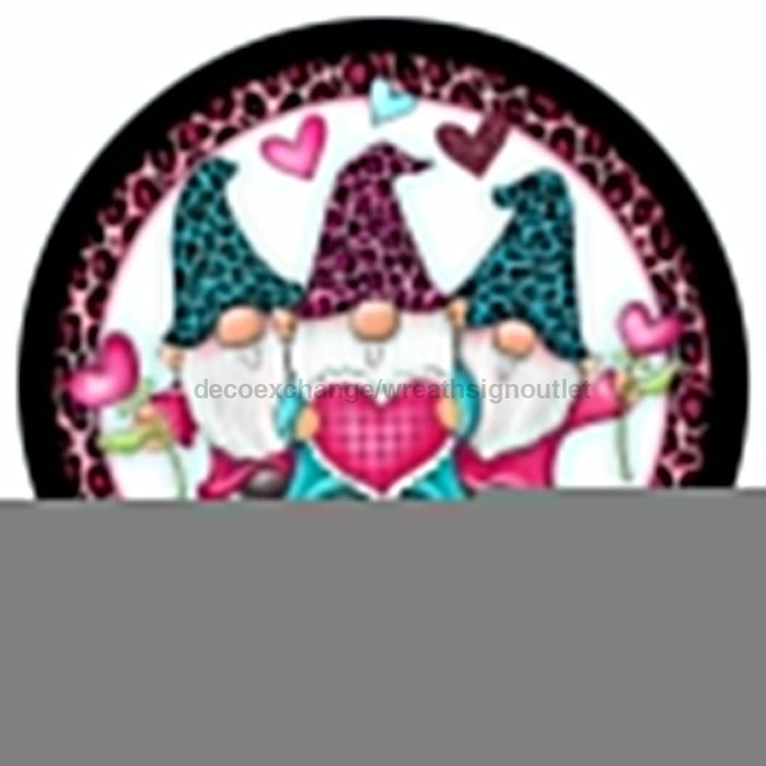 VINYL DECAL | HAPPY VALENTINE'S DAY | GNOMES & HEARTS | VALENTINE'S DAY - Unique in the Creek LTD