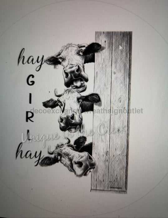 VINYL DECAL| HAY GIRL HAY | FARMHOUSE | WELCOME | EVERYDAY - Unique in the Creek LTD