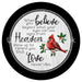 VINYL DECAL | HEAVEN | LOVE NEVER DIES | CARDINAL | WINTER | CHRISTMAS - Unique in the Creek LTD