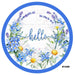 VINYL DECAL | HELLO | DAISY | FLOWER | SPRING | SUMMER - Unique in the Creek LTD