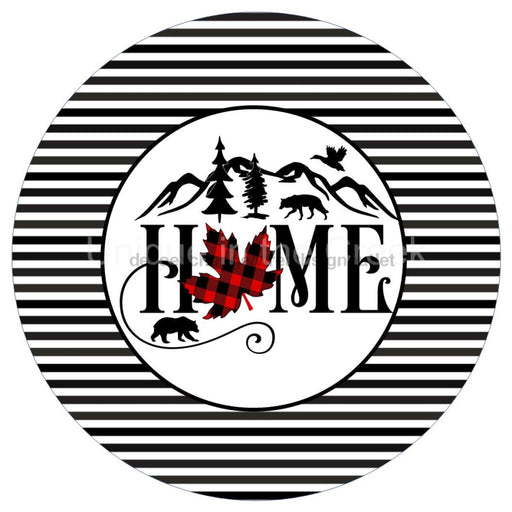 VINYL DECAL | HHOME | MAPLE LEAF | PATRIOTIC | CANADA | EVERYDAY - Unique in the Creek LTD