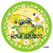 VINYL DECAL | HOLA AMIGOS | FROG | SPANISH | SUMMER | SPRING - Unique in the Creek LTD