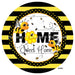 VINYL DECAL | HOME SWEET HOME | BEES / HONEYCOMB| SPRING | SUMMER - Unique in the Creek LTD
