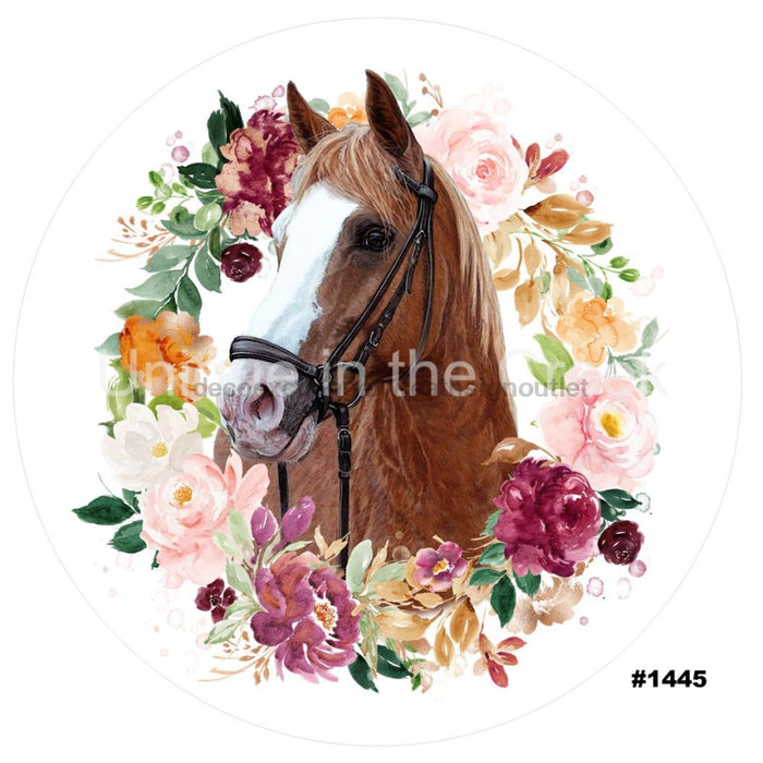 VINYL DECAL | HORSE| RIGHT | FARMHOUSE | EVERYDAY | ANIMALS | SPRING | SUMMER - Unique in the Creek LTD