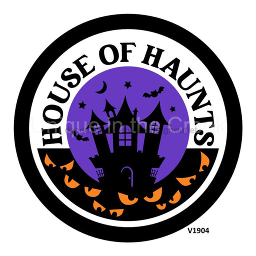 VINYL DECAL | HOUSE OF HAUNTS | HALLOWEEN - Unique in the Creek LTD