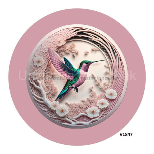 VINYL DECAL | HUMMINGBIRD | 3D | EVERYDAY - Unique in the Creek LTD