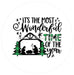 Vinyl Decal | It's The Most Wonderful Time of the Year | Nativity - Unique in the Creek LTD