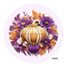 VINYL DECAL | MAUVE/ORANGE PUMPKIN | FALL - Unique in the Creek LTD