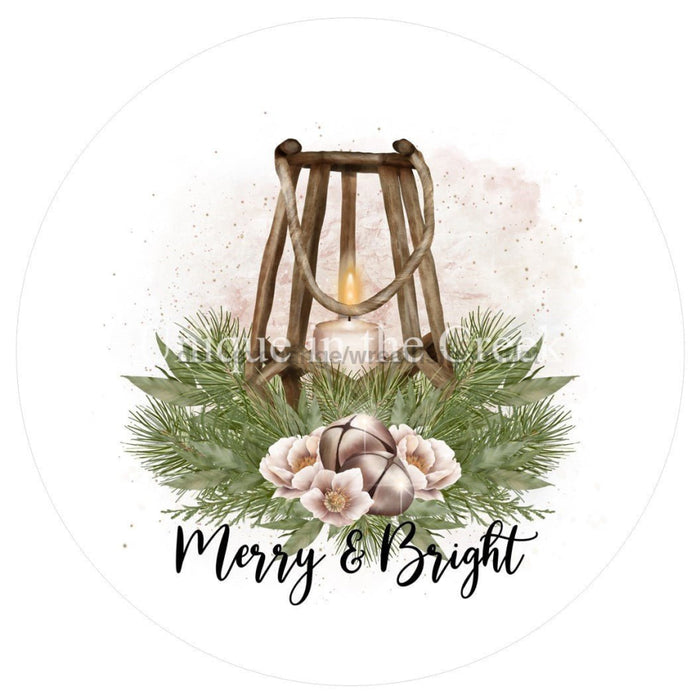 Vinyl Decal | Merry And Bright | Winter | Christmas - Unique in the Creek LTD