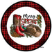 Vinyl Decal | Merry Christmas | Boots / Hat | Leopard Print | Christmas - Unique in the Creek LTD