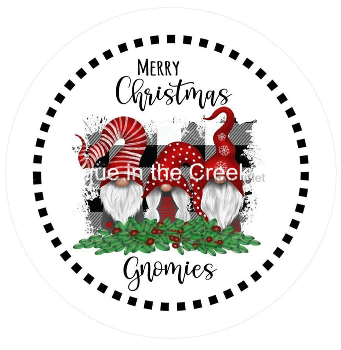 Vinyl Decal | Merry Christmas Gnomies | Christmas | Winter - Unique in the Creek LTD