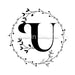 VINYL DECAL | MONOGRAM | LETTER U | EVERYDAY - Unique in the Creek LTD