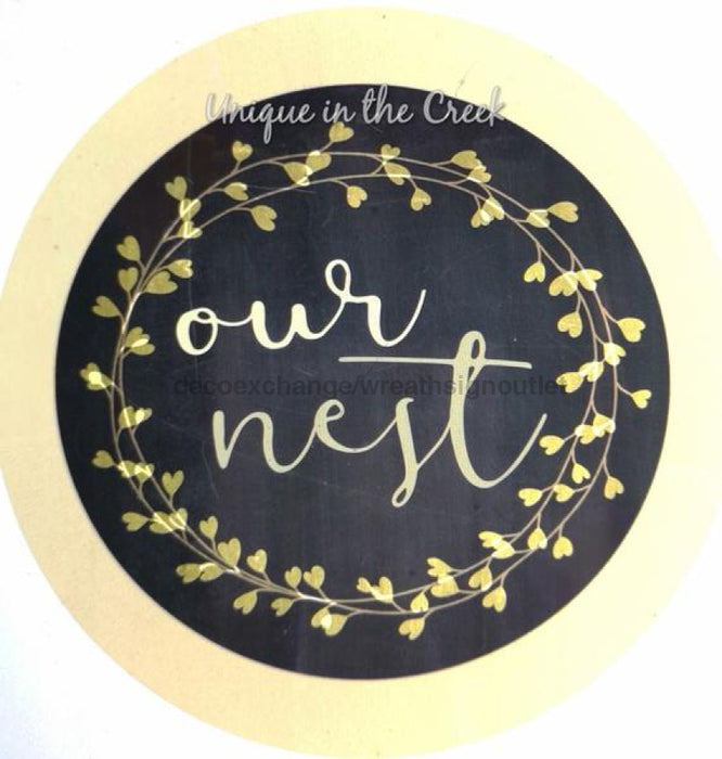 VINYL DECAL | OUR NEST | VINTAGE | WELCOME | EVERYDAY - Unique in the Creek LTD