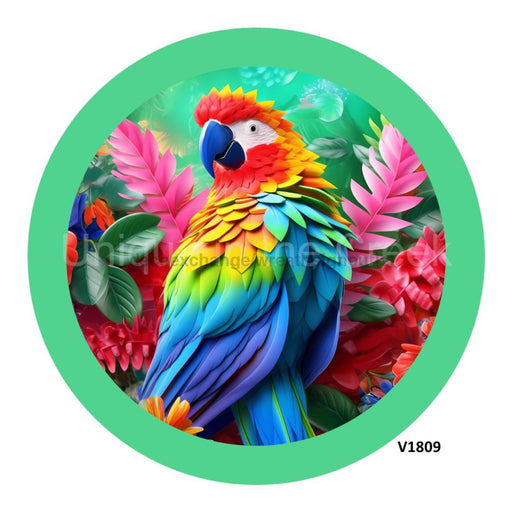 VINYL DECAL | PARROT | 3D | TROPICAL | EVERYDAY - Unique in the Creek LTD