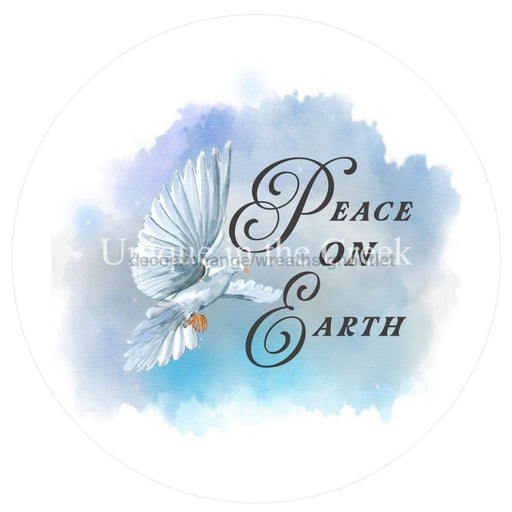 Vinyl Decal | Peace On Earth | Winter | Christmas | V710 - Unique in the Creek LTD