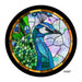 VINYL DECAL | PEACOCK | STAINED GLASS LOOK | EVERYDAY - Unique in the Creek LTD