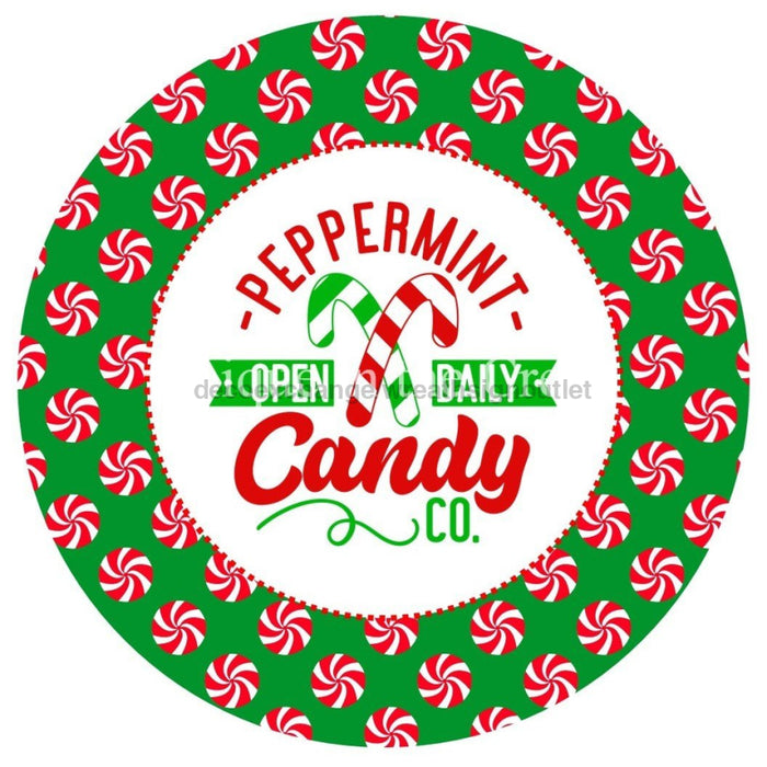 Vinyl Decal | Peppermint Candy Factory | Winter | Christmas - Unique in the Creek LTD