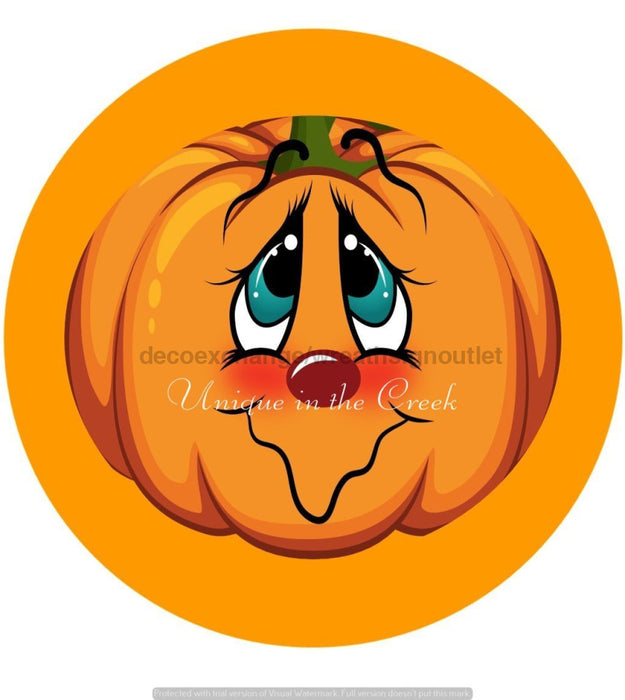 Vinyl Decal | Pumpkin Face | Autumn | Fall - Unique in the Creek LTD