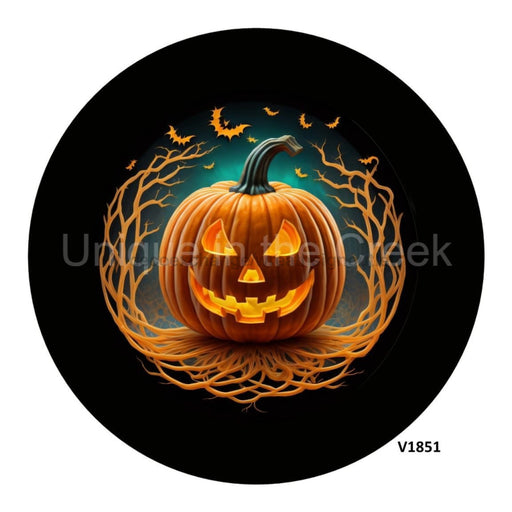 VINYL DECAL | PUMPKIN | JACK O LANTERN | HALLOWEEN | FALL - Unique in the Creek LTD