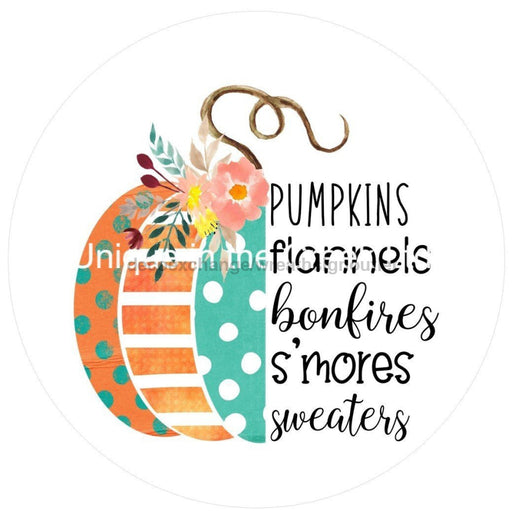 Vinyl Decal | Pumpkins | Bonfire | Autumn | Fall - Unique in the Creek LTD