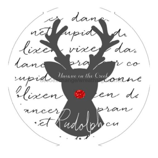 Vinyl Decal | Rudolph | Christmas | Winter - Unique in the Creek LTD
