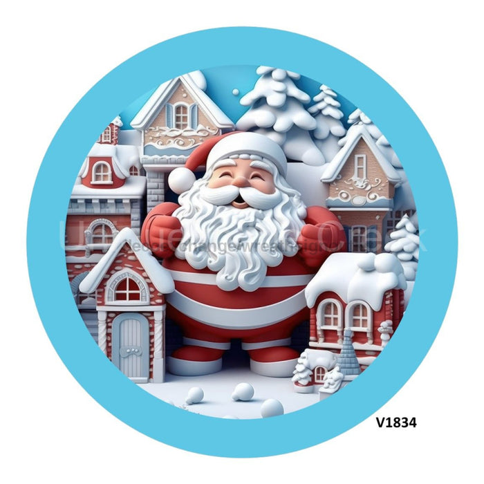 VINYL DECAL| SANTA | 3D | CHRISTMAS - Unique in the Creek LTD