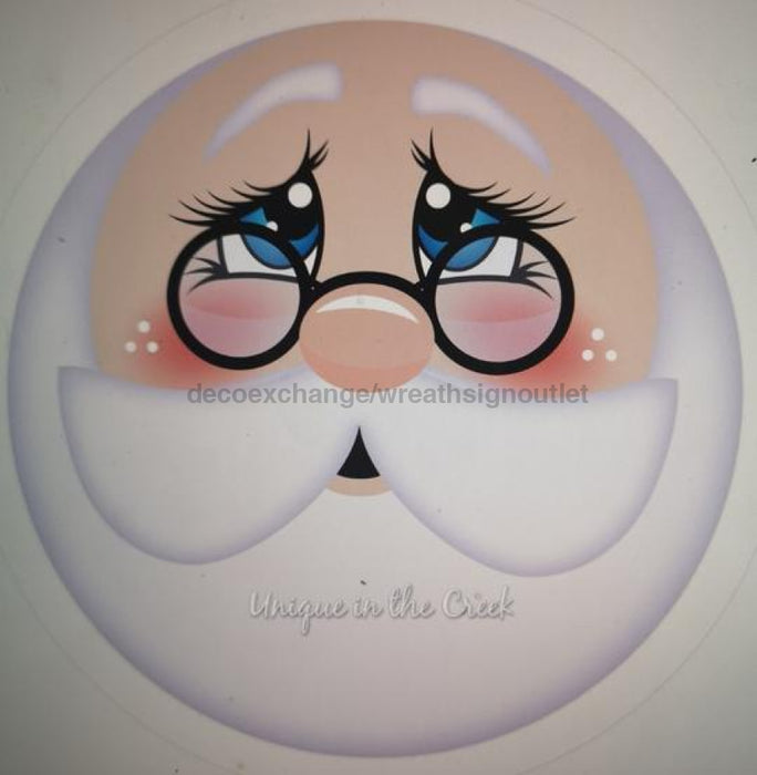 Vinyl Decal | Santa Face | Christmas | Winter - Unique in the Creek LTD