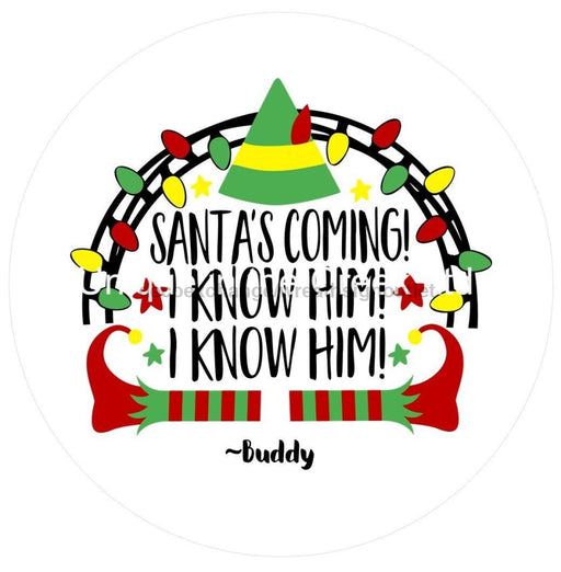 Vinyl Decal | Santa | I Know Him | Christmas | Winter - Unique in the Creek LTD