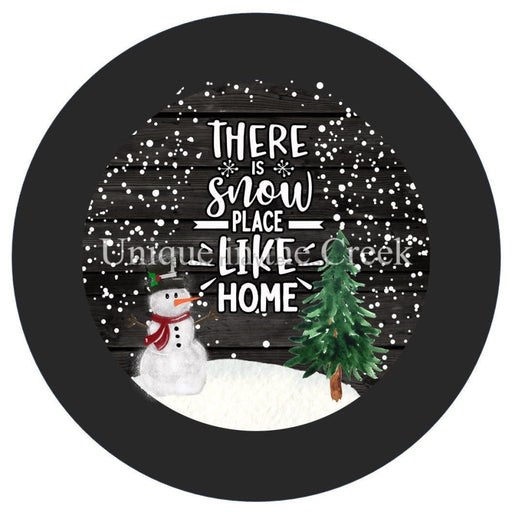 Vinyl Decal | Snow Place Like Home | Welcome | Snowman | Winter | Christmas - Unique in the Creek LTD