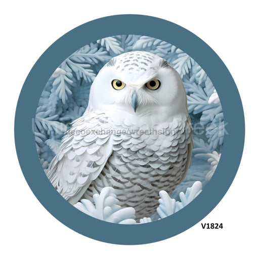 Vinyl Decal | SNOWY OWL | WINTER - Unique in the Creek LTD