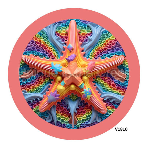 VINYL DECAL | STARFISH QUILL | OCEAN | SUMMER | EVERYDAY - Unique in the Creek LTD