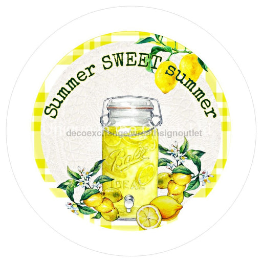 VINYL DECAL | SWEET SUMMER | LEMONS | LEMONADE | SUMMER - Unique in the Creek LTD