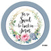 Vinyl Decal | TIS SWEET TO TRUST IN JESUS | FLORAL | RELIGIOUS | EASTER - Unique in the Creek LTD