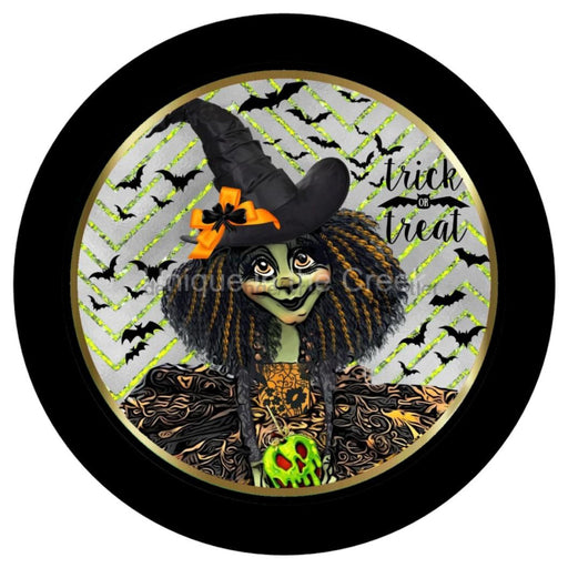 Vinyl Decal | Trick or Treat | Witch | Halloween | Autumn | Fall - Unique in the Creek LTD