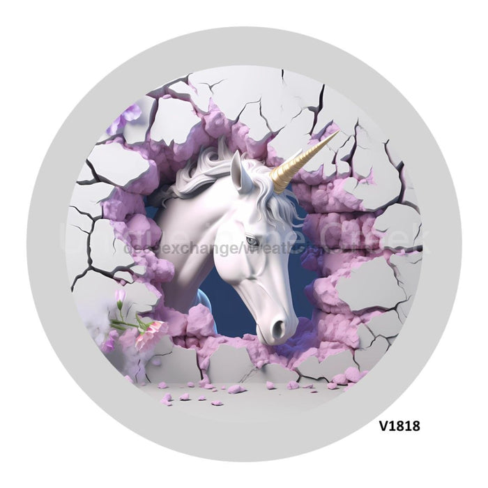 VINYL DECAL | UNICORN | BRICK WALL | EVERYDAY - Unique in the Creek LTD