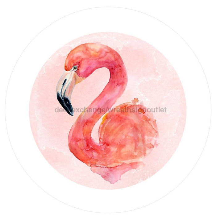 VINYL DECAL | WATERCOLOR FLAMINGO | EVERYDAY - Unique in the Creek LTD