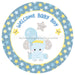 VINYL DECAL | WELCOME | BABY BOY | BABY SHOWER - Unique in the Creek LTD
