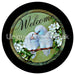 VINYL DECAL | WELCOME | BIRDS | FLOWERS & BRANCH | EVERYDAY - Unique in the Creek LTD