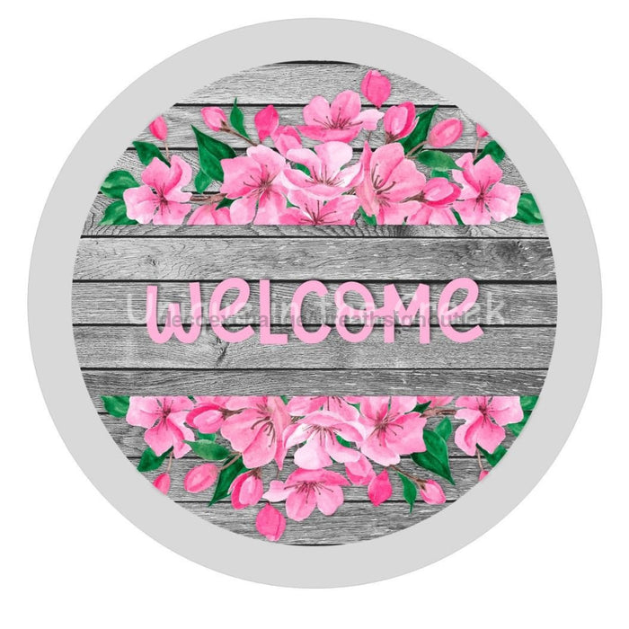 VINYL DECAL | WELCOME | FLOWERS | EVERYDAY - Unique in the Creek LTD