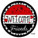 VINYL DECAL | WELCOME FRIENDS | LADYBUG | LADY BUGS | SUMMER - Unique in the Creek LTD