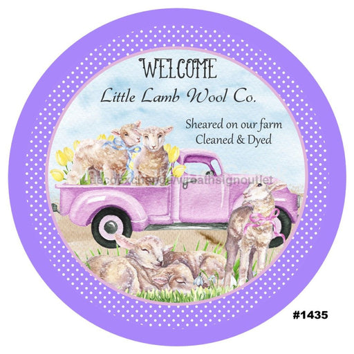 Vinyl Decal | WELCOME | LAMB | EASTER | RELIGIOUS - Unique in the Creek LTD